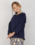 KIDS BAJU KURUNG KEDAH SAMARA (NAVY BLUE)